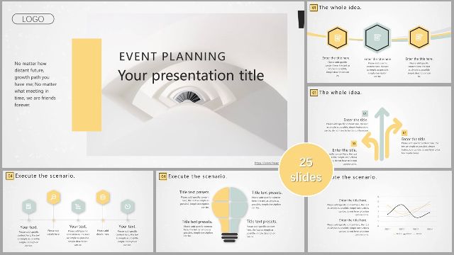 <b>Simple Event Planning PowerPoint Templates</b>