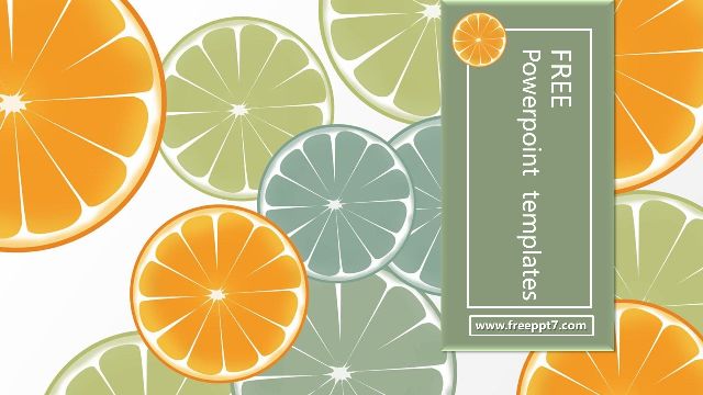 Fresh Orange PowerPoint Templates