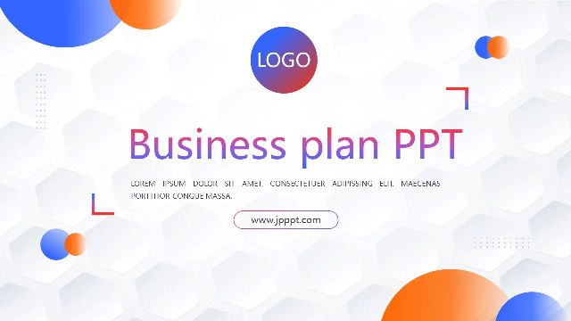 <b>Blue Orange Business Plan PowerPoint Template</b>