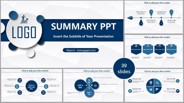 <b>3D work summary PowerPoint templates</b>
