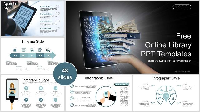 <b>Online Library PowerPoint Templates</b>