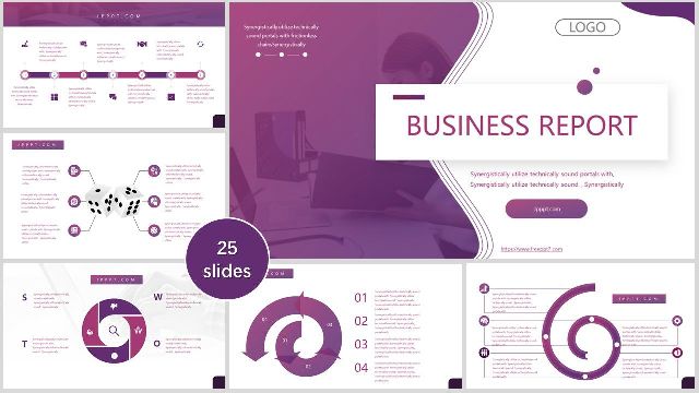 <b>Purple gradient PowerPoint templates</b>