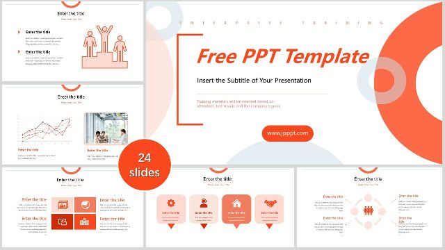 <b>Orange Circle Business PowerPoint Templates</b>