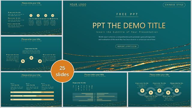 <b>Gilt curve business PowerPoint Templates</b>