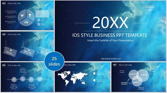 <b>IOS Style Business PowerPoint Templates</b>