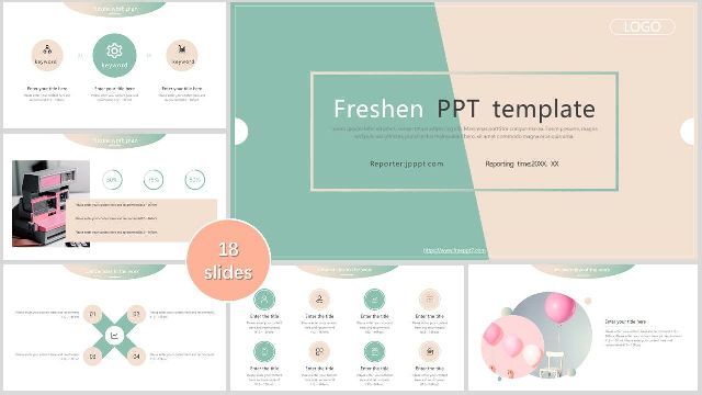 <b>Fresh work summary report PowerPoint templates</b>