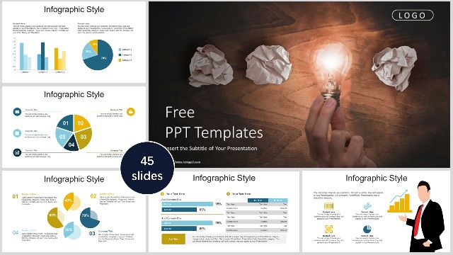 <b>Business creative light bulb PowerPoint Templates</b>