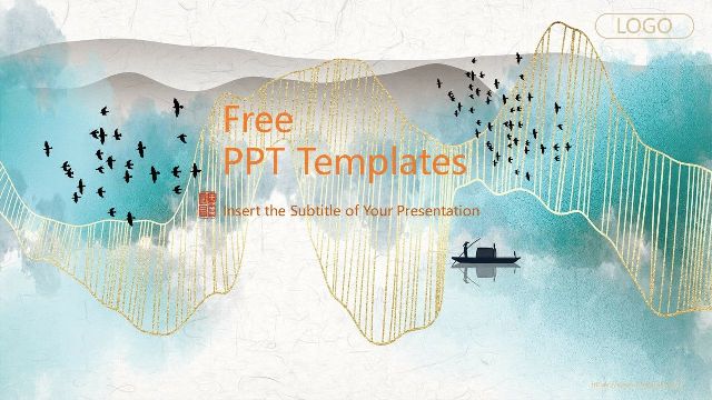 Beautiful Chinese Style Business PowerPoint Templates