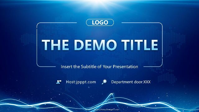 Blue Product Launch PowerPoint Te