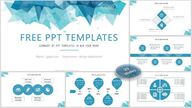 <b>Polygonal Business Presentation PowerPoint Templates</b>