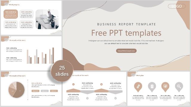 <b>Morandi Color Work Report PowerPoint Templates</b>