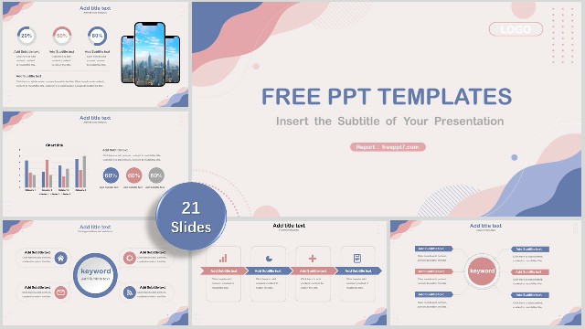 <b>Morandi Work Summary PowerPoint Templates,So nice!</b>