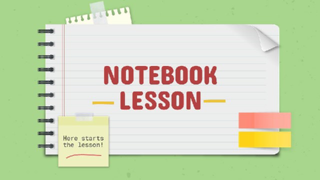 <b>Notebook Course Slide Theme Templates</b>