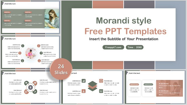 <b>Morandi Style Fashion Business PowerPoint Templates</b>
