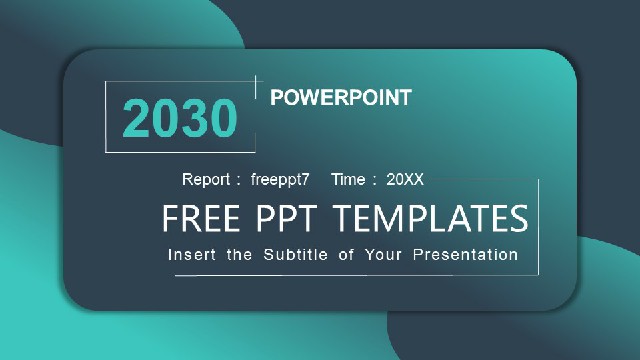 <b>Green Card style Business PowerPoint Templates</b>