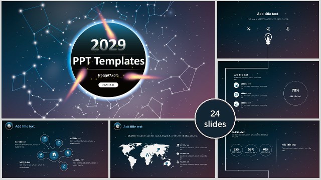 Exquisite Technology Themed PowerPoint Templates