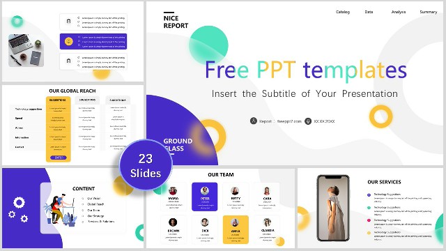 Amazing! Colorful Business PowerPoint Template!