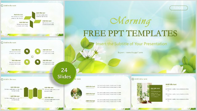 <b>So beautiful! Fresh business PowerPoint templates</b>