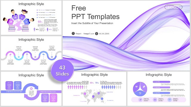 Great! Colorful and Elegant Ripple PowerPoint Templates
