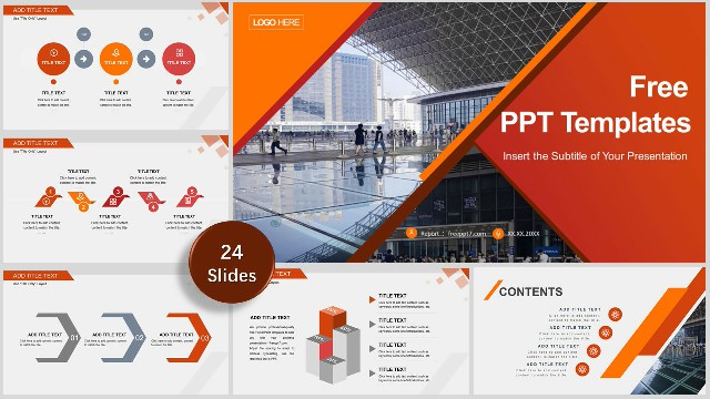 So Nice! Modern business report PowerPoint templates