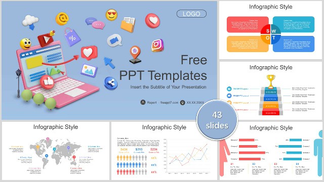 <b>Great! Social Media Concept PowerPoint Templates | Free</b>