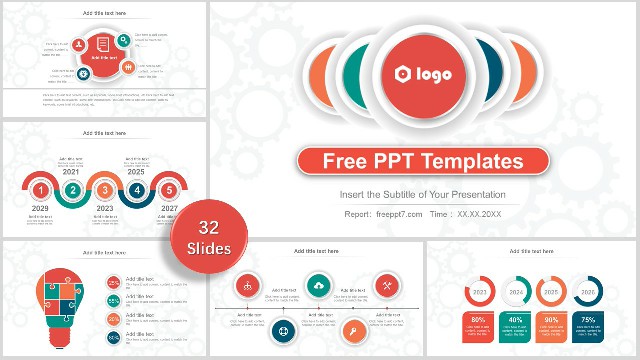 <b>Good! Micro 3D Business Report PPT Templates</b>