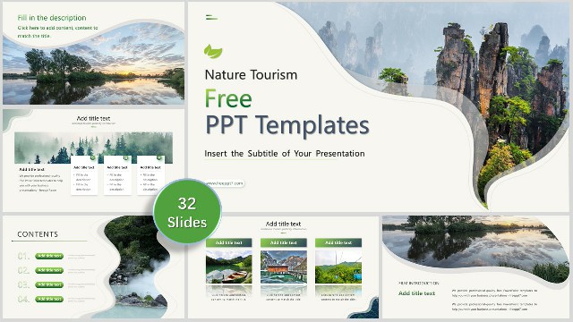 Nice ! Tourism Promotion Theme PowerPoint Templates