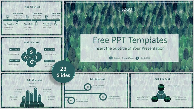 Great! Summer style business PowerPoint templates